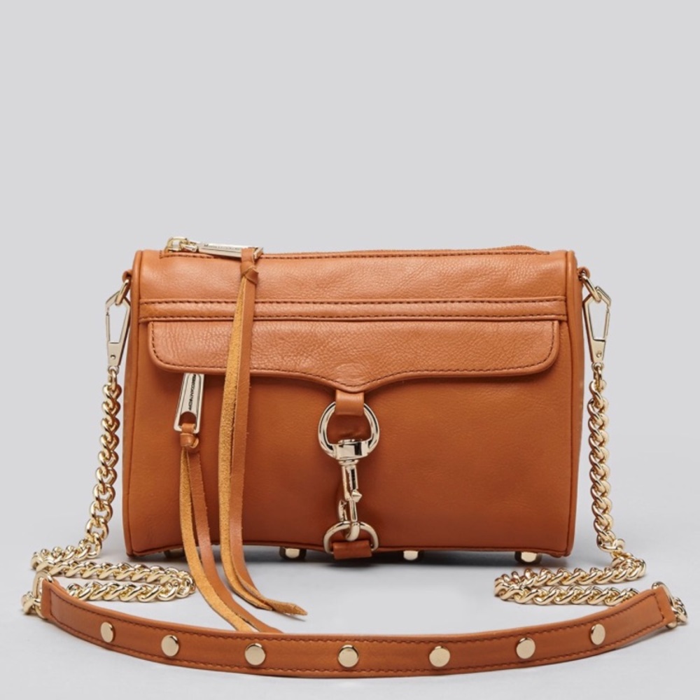 Rebecca Minkoff Mini MAC in camel brown